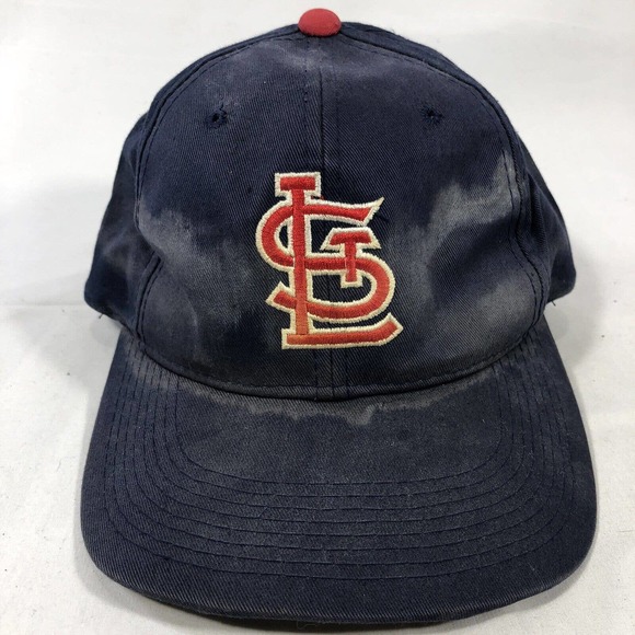 VTG ST LOUIS CARDINALS E-CAP HAT ONE SIZE FITS MOST SNAPBACK DISCOLORED OSFM - Picture 1 of 16